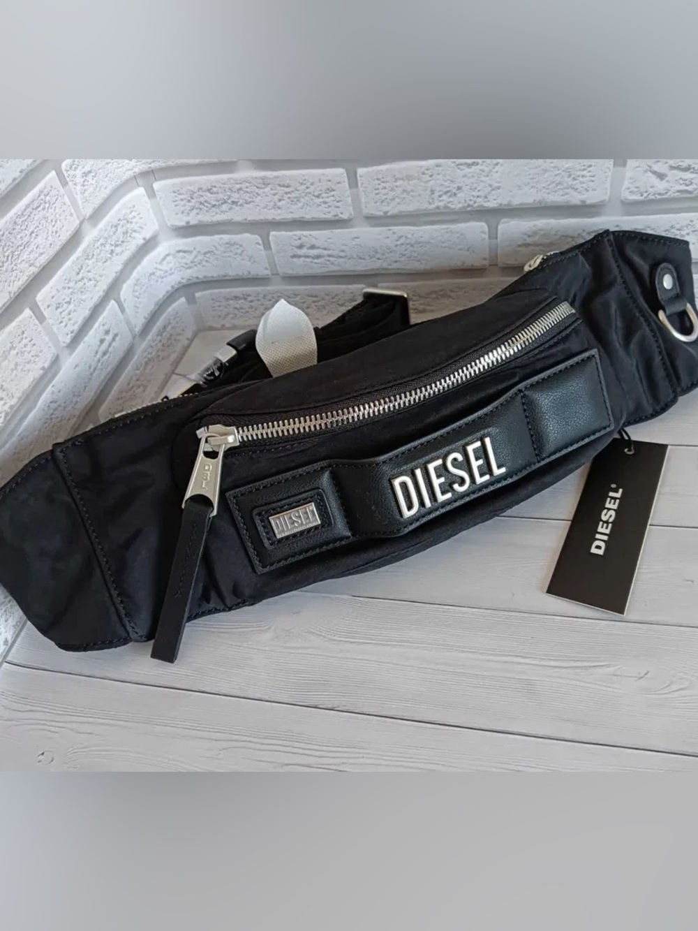 Diesel Logo Lettering Belt Bag